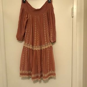 Anthropologie off the shoulder dress. Small